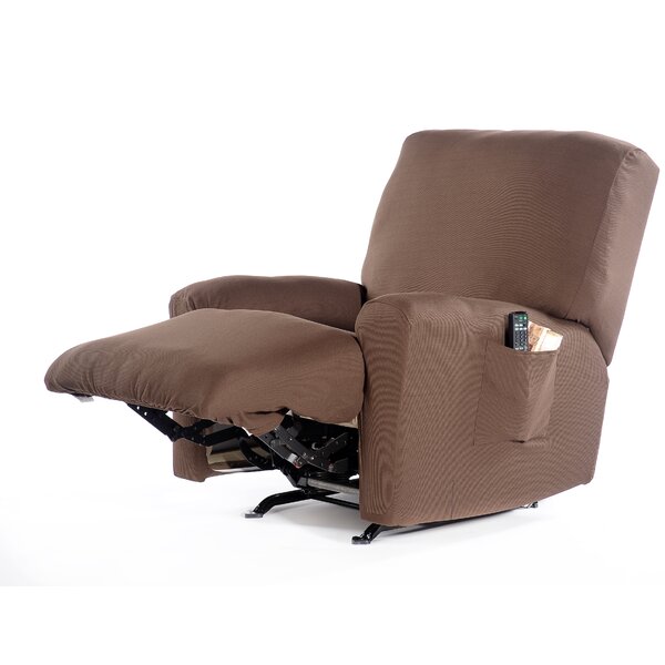 Red Barrel Studio® Housse pour fauteuil inclinable extensible à coussin